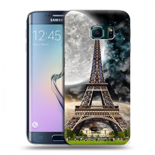 Дизайнерский пластиковый чехол для Samsung Galaxy S6 Edge Сюрреальные пейзажи