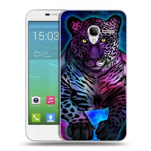 Дизайнерский силиконовый чехол для Alcatel One Touch POP 3 5 Яркие животные