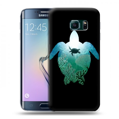 Дизайнерский пластиковый чехол для Samsung Galaxy S6 Edge Дикие животные