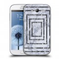 Дизайнерский пластиковый чехол для Samsung Galaxy Grand Геометрический мрамор