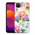 Дизайнерский силиконовый чехол для Huawei Honor 9S Романтик цветы