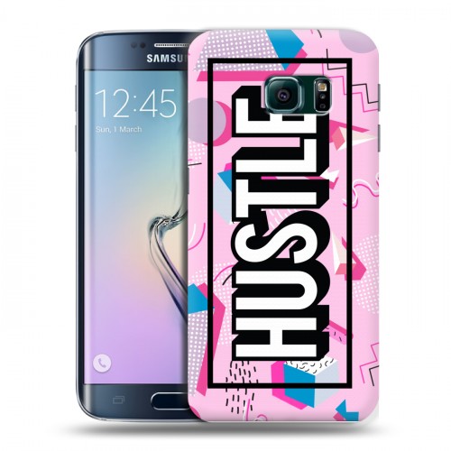Дизайнерский пластиковый чехол для Samsung Galaxy S6 Edge Дизайнерские надписи 