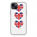 Дизайнерский пластиковый чехол для Iphone 14 Plus British love