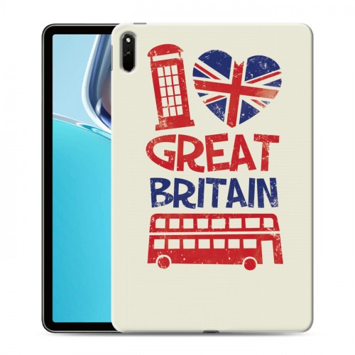 Дизайнерский силиконовый чехол для Huawei MatePad 11 (2021) British love