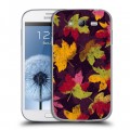 Дизайнерский пластиковый чехол для Samsung Galaxy Grand Принты листьев