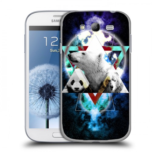 Дизайнерский пластиковый чехол для Samsung Galaxy Grand Галактические животные 