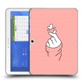Дизайнерский силиконовый чехол для Samsung Galaxy Tab 4 10.1 Любовь