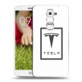 Дизайнерский пластиковый чехол для LG Optimus G2 mini Tesla