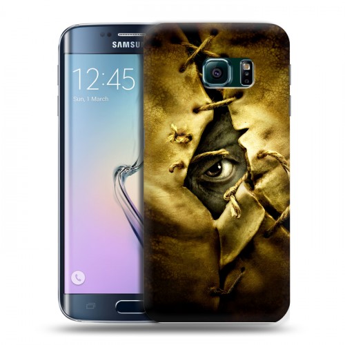 Дизайнерский пластиковый чехол для Samsung Galaxy S6 Edge Хэллоуин