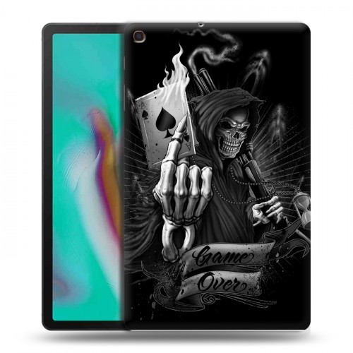 Дизайнерский силиконовый чехол для Samsung Galaxy Tab A 10.1 (2019) Скелет и туз