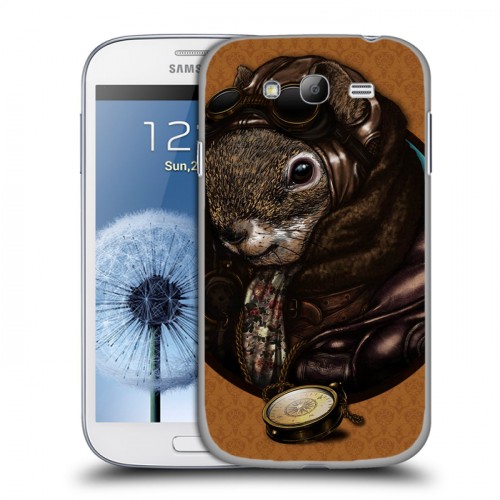 Дизайнерский пластиковый чехол для Samsung Galaxy Grand Животные в моде