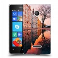 Дизайнерский пластиковый чехол для Microsoft Lumia 435 Креативный принт