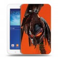 Дизайнерский силиконовый чехол для Samsung Galaxy Tab 3 Lite Хищник (2018)