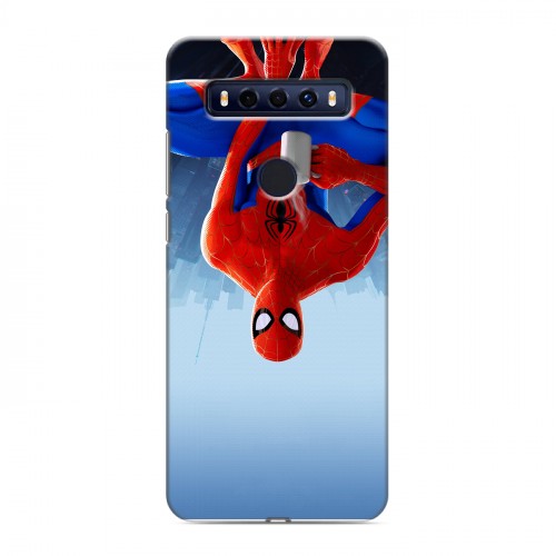 Дизайнерский пластиковый чехол для TCL 10 SE Человек-паук : Через вселенные
