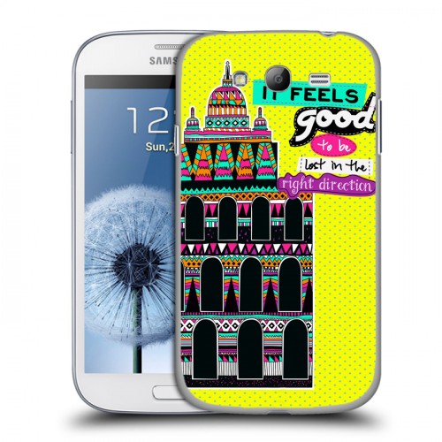 Дизайнерский пластиковый чехол для Samsung Galaxy Grand Яркие достопримечательности