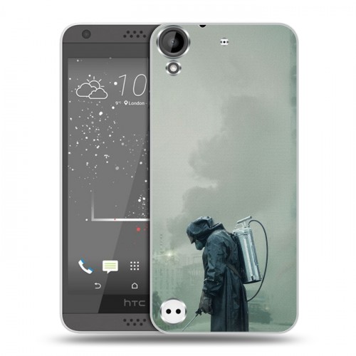 Дизайнерский пластиковый чехол для HTC Desire 530 Чернобыль