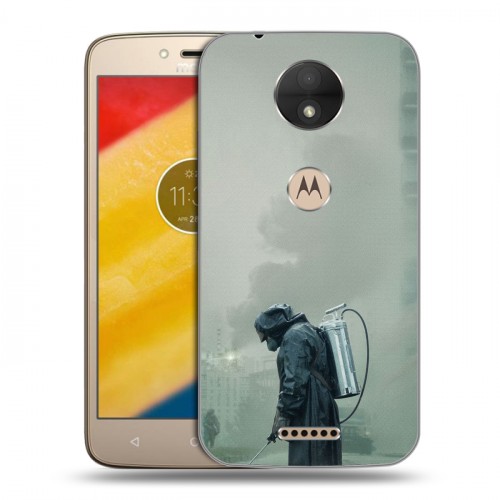 Дизайнерский пластиковый чехол для Motorola Moto C Чернобыль