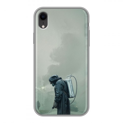 Дизайнерский силиконовый чехол для Iphone Xr Чернобыль