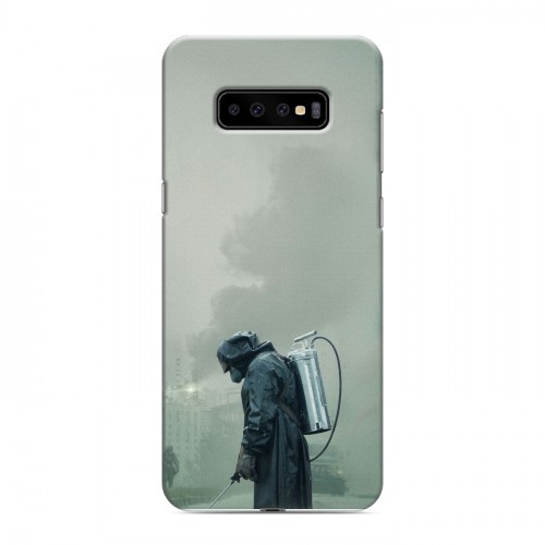 Дизайнерский пластиковый чехол для Samsung Galaxy S10 Plus Чернобыль