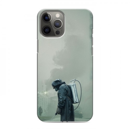 Дизайнерский силиконовый чехол для Iphone 12 Pro Max Чернобыль