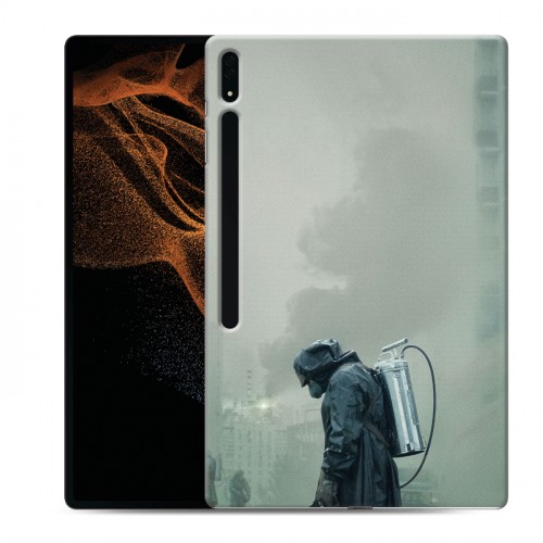 Дизайнерский силиконовый чехол для Samsung Galaxy Tab S8 Ultra Чернобыль