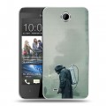 Дизайнерский пластиковый чехол для HTC Desire 300 Чернобыль