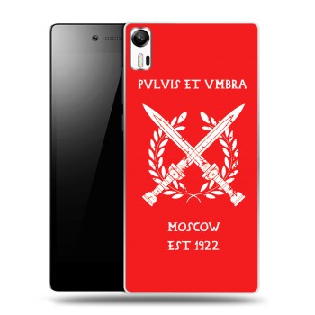 Дизайнерский силиконовый чехол для Lenovo Vibe Shot Red White Fans (на заказ)