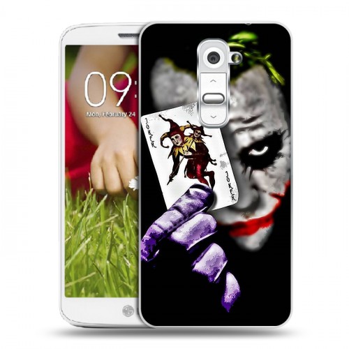 Дизайнерский пластиковый чехол для LG Optimus G2 mini Джокер