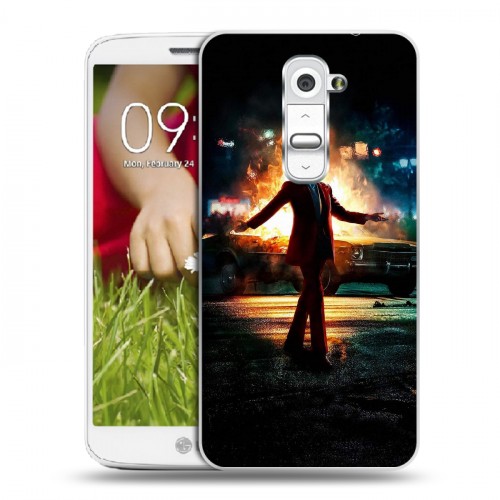 Дизайнерский пластиковый чехол для LG Optimus G2 mini Джокер