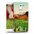 Дизайнерский пластиковый чехол для LG Optimus G2 mini Романтика путешествий