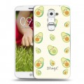 Дизайнерский пластиковый чехол для LG Optimus G2 mini Веселое авокадо