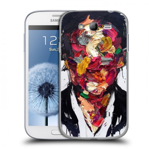 Дизайнерский пластиковый чехол для Samsung Galaxy Grand Портреты мазками