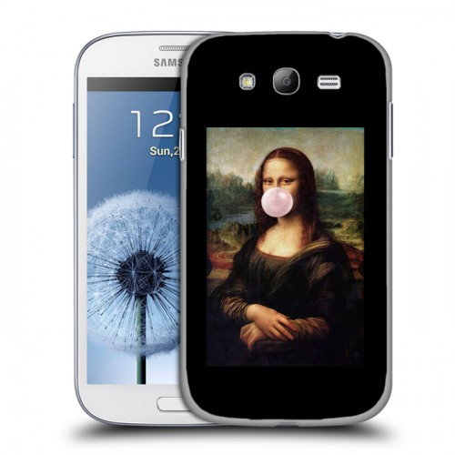Дизайнерский пластиковый чехол для Samsung Galaxy Grand Мона Лиза