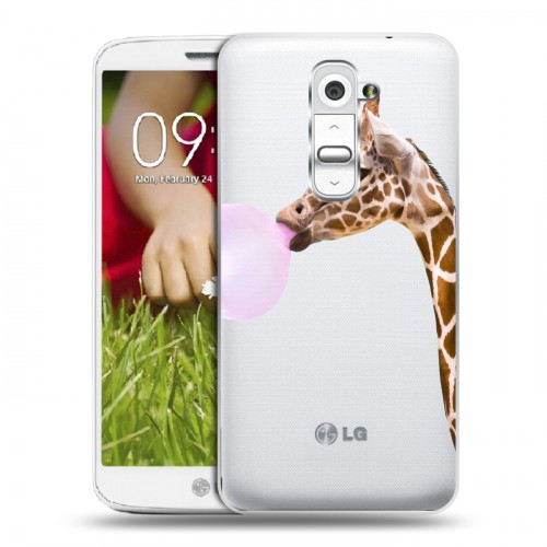 Дизайнерский пластиковый чехол для LG Optimus G2 mini Мятные звери