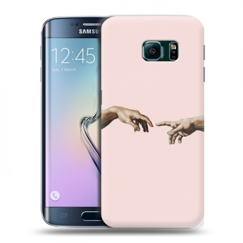 Дизайнерский пластиковый чехол для Samsung Galaxy S6 Edge Сотворение мира