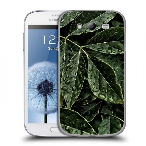 Дизайнерский пластиковый чехол для Samsung Galaxy Grand Нуарные листья