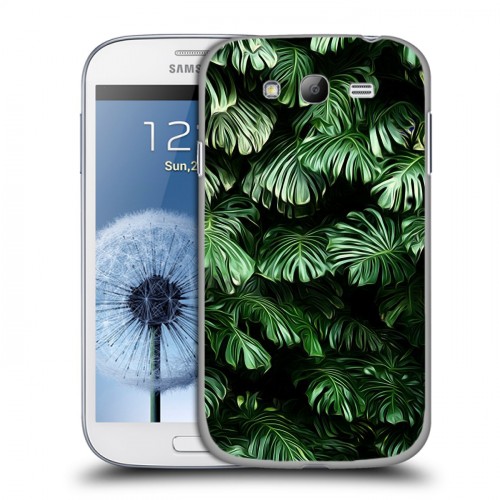 Дизайнерский пластиковый чехол для Samsung Galaxy Grand Нуарные листья