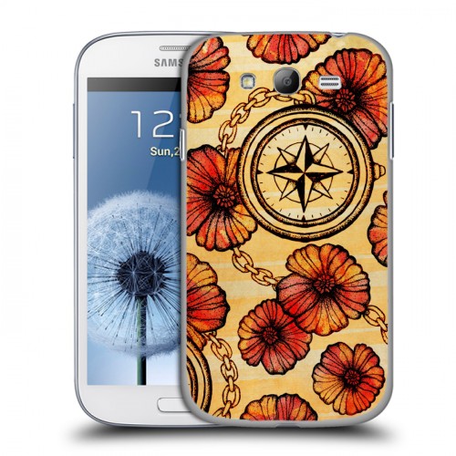 Дизайнерский пластиковый чехол для Samsung Galaxy Grand Компасы индейцев