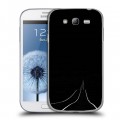 Дизайнерский пластиковый чехол для Samsung Galaxy Grand Минимализм на черном