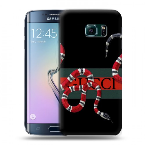 Дизайнерский пластиковый чехол для Samsung Galaxy S6 Edge Хайп и мода