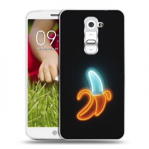 Дизайнерский пластиковый чехол для LG Optimus G2 mini Неоновые образы