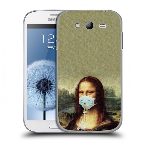Дизайнерский пластиковый чехол для Samsung Galaxy Grand Коронавирус