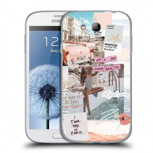 Дизайнерский пластиковый чехол для Samsung Galaxy Grand Коллаж