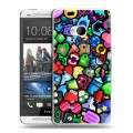 Дизайнерский пластиковый чехол для HTC One (M7) Dual SIM Brawl Stars