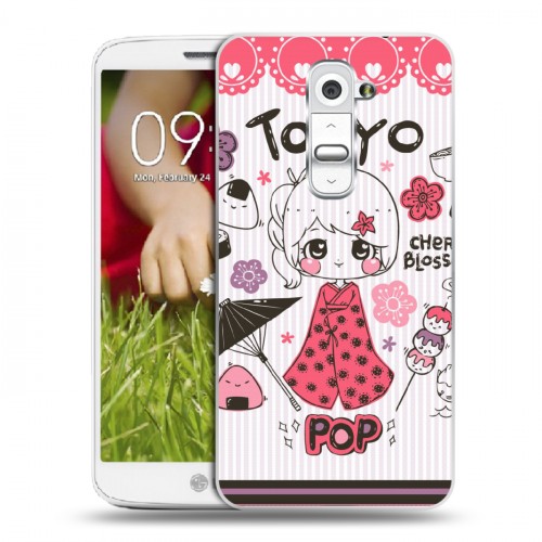 Дизайнерский пластиковый чехол для LG Optimus G2 mini Городские символы
