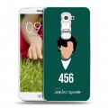 Дизайнерский пластиковый чехол для LG Optimus G2 mini Игра в кальмара