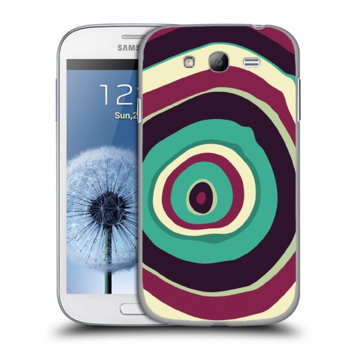 Дизайнерский пластиковый чехол для Samsung Galaxy Grand Яркие древесные узоры