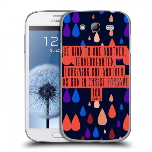 Дизайнерский пластиковый чехол для Samsung Galaxy Grand Капли Жизни