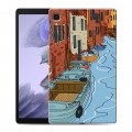 Дизайнерский силиконовый чехол для Samsung Galaxy Tab A7 lite Столичные зарисовки