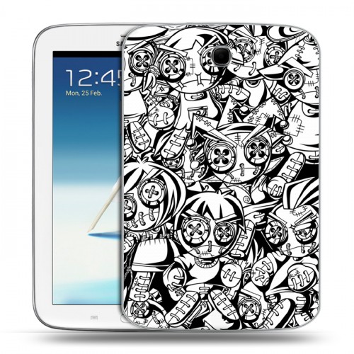 Дизайнерский силиконовый чехол для Samsung Galaxy Note 8.0 Куклы Вуду